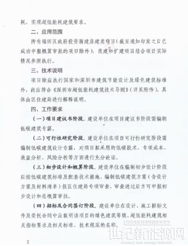 广东深圳福田区：即日起，所有政府投资新建项目必须为超低能耗建筑！