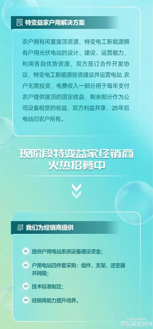 特变益家全新户用光伏火热招商！