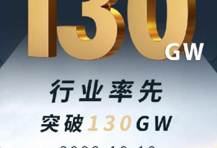 此刻，晶科率先进入130GW时代！